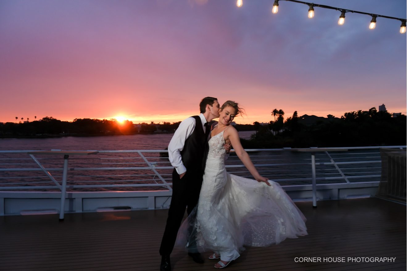 Jordan & Kenneth’s Yacht Starship Cruise Wedding