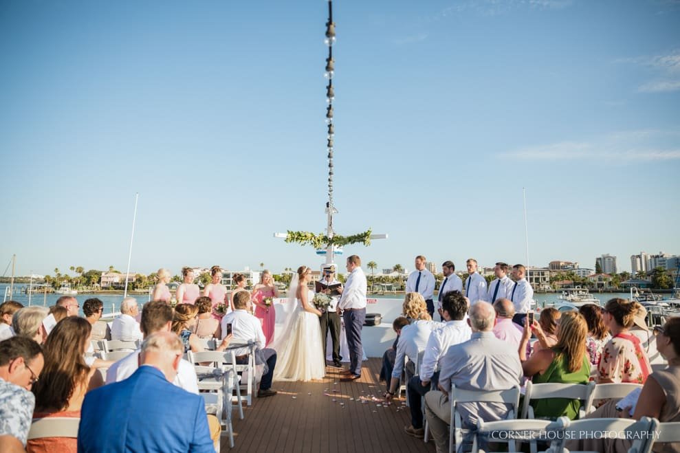Nina & Evan’s Clearwater Yacht Starship Wedding in